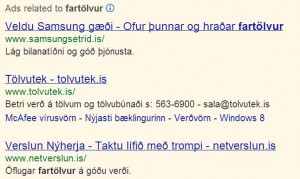 Google auglýsingar