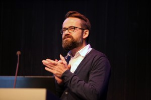 Sigurjón flytur erindi á ráðstefnu Ríkiskaupa. Ljósmyndari: Erling Aðalsteinsson